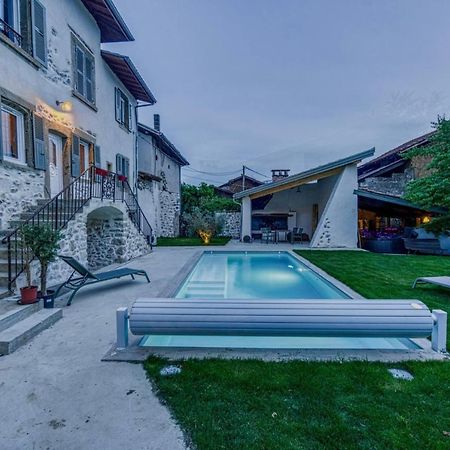 La Cabane Du 375, Piscine Clim,Jacuzzi Et Insolite Saint-Jean-de-Moirans Exterior photo