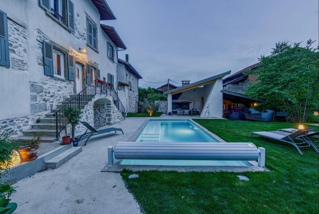 La Cabane Du 375, Piscine Clim,Jacuzzi Et Insolite Saint-Jean-de-Moirans Exterior photo