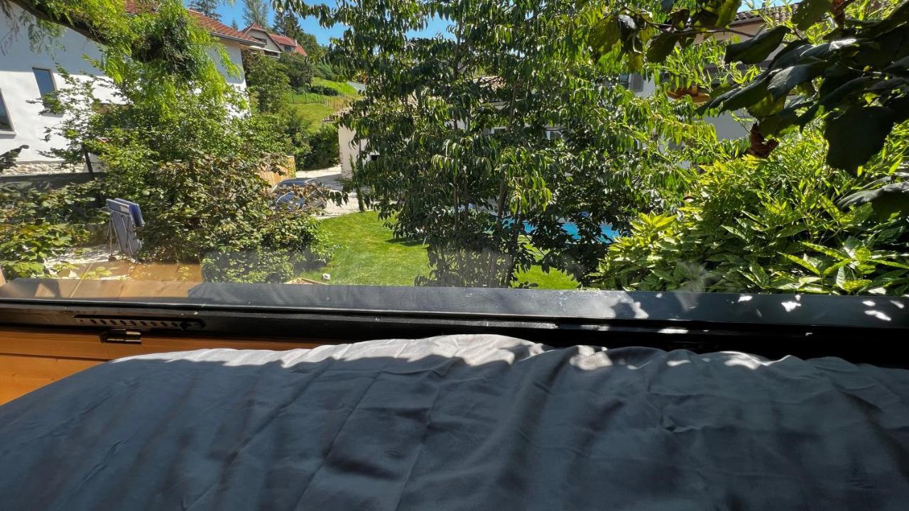 La Cabane Du 375, Piscine Clim,Jacuzzi Et Insolite Saint-Jean-de-Moirans Exterior photo